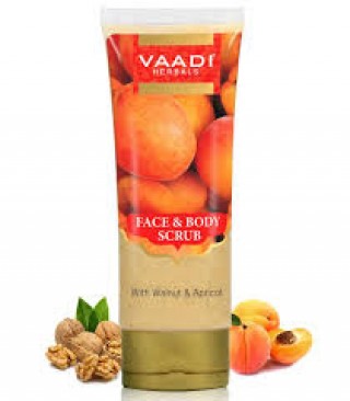 Vaadi Herbal Face & Body Scrub with Walnut & Apricot 110 gm